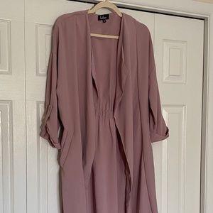 Light weight jacket duster length